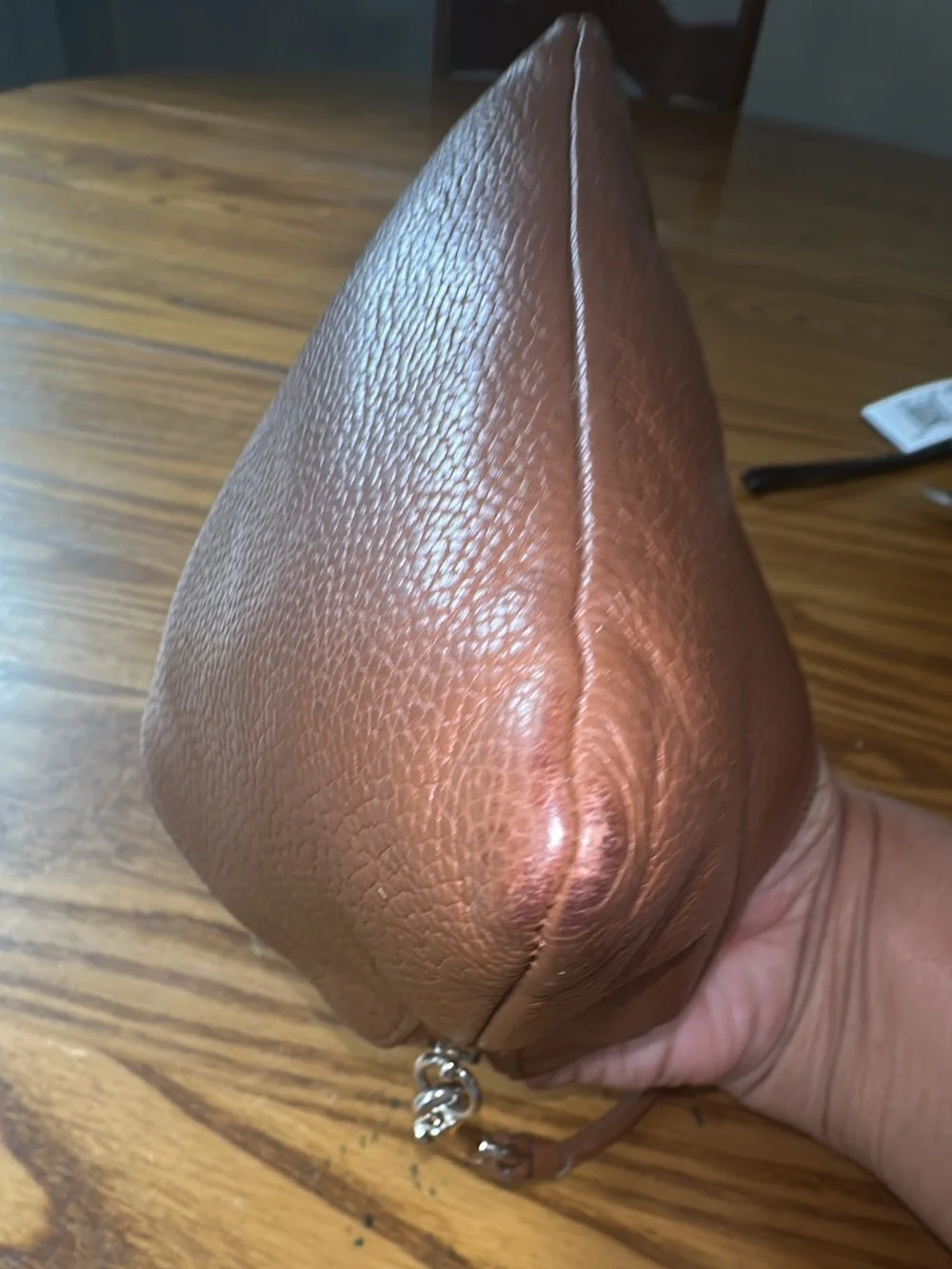 Coach pebbled leather